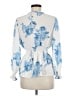 Jon & Anna 100% Polyester Blue Long Sleeve Blouse Size M - photo 2