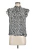 THML 100% Viscose Animal Print Blue Sleeveless Blouse Size M - photo 1