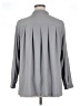 Alfani 100% Polyester Solid Gray Long Sleeve Blouse Size 1X - photo 2