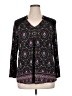 Daniel Rainn Black 3/4 Sleeve Blouse Size XL - photo 1