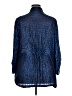 Diane von Furstenberg 100% Silk Blue Kimono Size 14 - photo 2