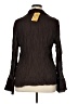 S.L.B. 100% Polyester Brown Long Sleeve Blouse Size 1X - photo 2