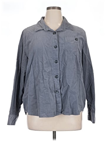 Kensie Long Sleeve Button-Down Shirt (view 1)