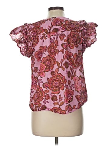 Elie Tahari Short Sleeve Blouse (view 2)