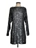 Steve Madden Metallic Silver Cocktail Dress Size 4 - photo 1