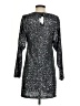 Steve Madden Metallic Silver Cocktail Dress Size 4 - photo 2