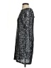 Steve Madden Metallic Silver Cocktail Dress Size 4 - photo 5