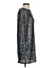 Steve Madden Metallic Silver Cocktail Dress Size 4 - photo 4