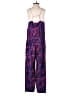 J.Crew 100% Polyester Paisley Purple Jumpsuit Size 2 - photo 2