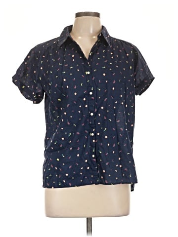 St. John's Bay Short Sleeve Blouse (view 1)
