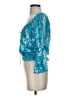 Cache Teal 3/4 Sleeve Blouse Size S - photo 5