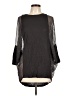 milla Black 3/4 Sleeve Blouse Size L - photo 1