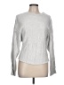 White House Black Market Silver Pullover Sweater Size L - photo 1