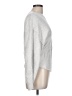 White House Black Market Silver Pullover Sweater Size L - photo 4