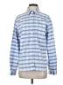 Columbia Checkered-gingham Blue Long Sleeve Button-Down Shirt Size S - photo 1