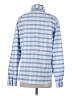 Columbia Checkered-gingham Blue Long Sleeve Button-Down Shirt Size S - photo 2