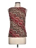 AGB Red Sleeveless Blouse Size L - photo 1