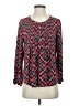 Daniel Rainn 100% Rayon Argyle Pink 3/4 Sleeve Blouse Size S - photo 1