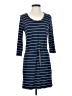 Paraphrase Stripes Blue Casual Dress Size XS - photo 1