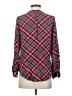 Daniel Rainn 100% Rayon Argyle Pink 3/4 Sleeve Blouse Size S - photo 2