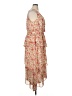Taylor 100% Polyester Floral Tan Casual Dress Size 14 - photo 4