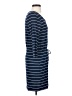Paraphrase Stripes Blue Casual Dress Size XS - photo 4