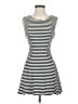Free People Stripes Black Casual Dress Size XS - photo 1