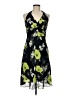 Speechless 100% Polyester Print Green Cocktail Dress Size 7 - photo 1