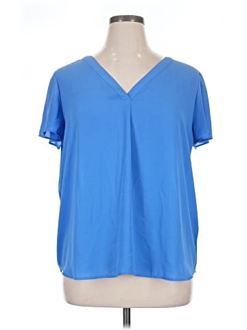 Ann Taylor LOFT Outlet Short Sleeve Blouse (view 1)