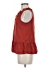 Max Studio 100% Spandex Red Sleeveless Blouse Size M - photo 5