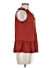 Max Studio 100% Spandex Red Sleeveless Blouse Size M - photo 4