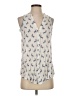 Maeve 100% Rayon Ivory Sleeveless Blouse Size 4 - photo 1