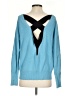 Maje Blue Long Sleeve Top Size Sm (1) - photo 2