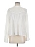 Zara Ivory Long Sleeve Blouse Size M - photo 1