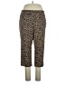 Counterparts Animal Print Gold Casual Pants Size 16 - photo 1