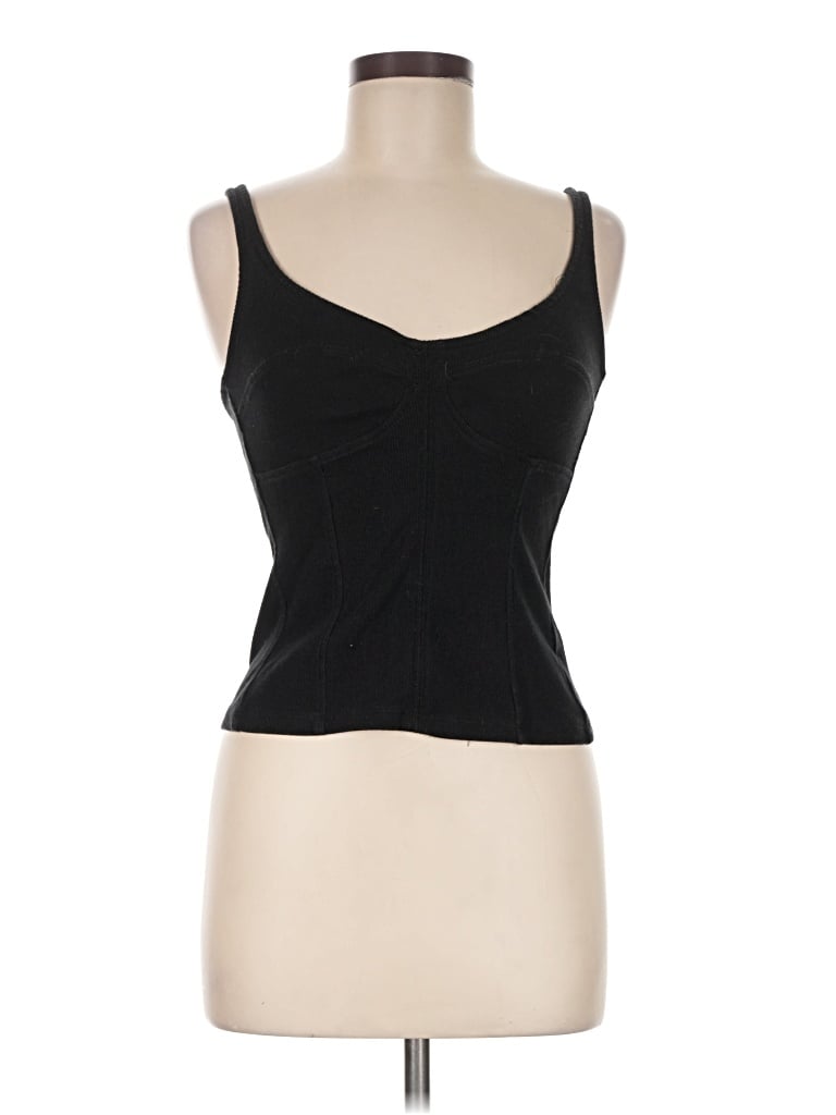 Pre-owned Universal Thread Tank Top Black Strapless Neckline Tops