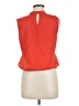 Tiny 100% Rayon Orange Sleeveless Blouse Size M - photo 2