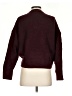 Zara Solid Burgundy Pullover Sweater Size S - photo 2