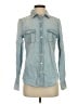 J.Crew Blue Long Sleeve Button-Down Shirt Size 2 - photo 1