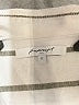 Foxcroft Stripes Ivory 3/4 Sleeve Button-Down Shirt Size 12 - photo 7