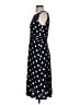 Chaps Polka Dots Black Casual Dress Size S - photo 5