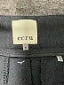 Ecru Solid Black Dress Pants Size 6 - photo 7