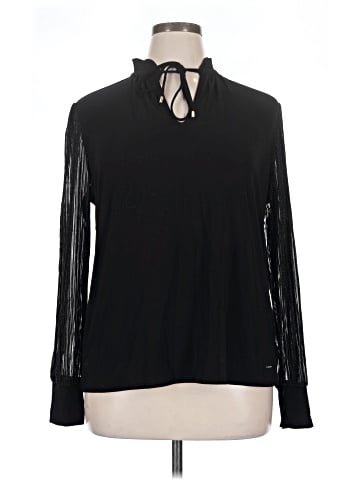 Anne Klein Long Sleeve Blouse (view 1)