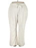 Woman Within Solid Ivory Casual Pants Size 24 (petite) - photo 1