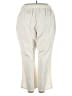 Woman Within Solid Ivory Casual Pants Size 24 (petite) - photo 2
