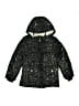 Cat & Jack 100% Polyester Stars Black Snow Jacket Size 6 - photo 1