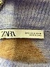 Zara Argyle Blue Pullover Sweater Size S - photo 7