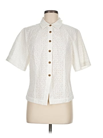 Rebecca Taylor Short Sleeve Blouse (view 1)