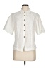 Rebecca Taylor Ivory Short Sleeve Blouse Size 8 - photo 1