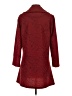MULTIPLES Chevron-herringbone Red Coat Size S - photo 2